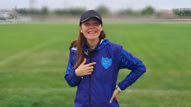 Valeria Grondona, la exitosa entrenadora de San Martín de Cipolletti. (Foto: Gentileza)