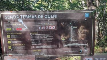 Termas Queñi, una alternativa para la temporada de verano 2025. Foto: Gentileza Facebook Parque Nacional Lanín.