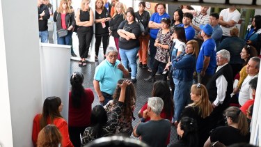 Una importante asamblea se realizó en la sede del Ministerio de Salud. Foto: Marcelo Ochoa.
 