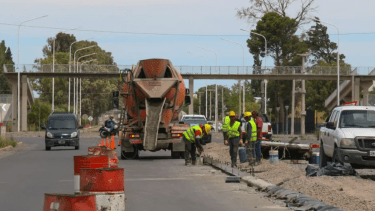 Nuevas obras sobre Ruta 7. Foto:  Neuquén Informa