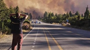 Incendios en El Bolsón. Foto: gentileza. 