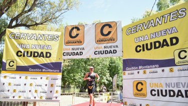 Todo listo para el Triatlón de Cervantes. (Foto: Facebook/ Manantial Deportivo)