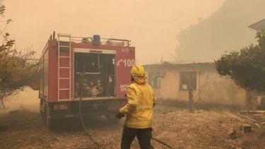 Foto: bomberos voluntarios de El Hoyo. 