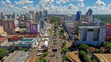 Ciudad del Este a 280 km de Misiones. Foto: gentileza. 