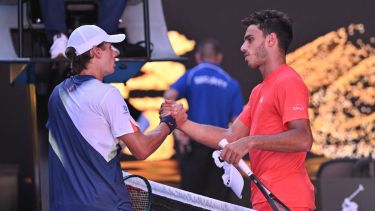 Cerúndolo fue de más a menos y el de Miñaur pasó por caja. (AP)