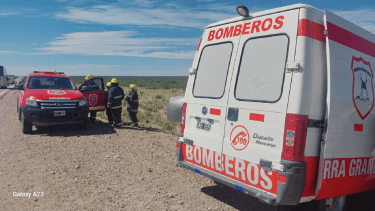 Accidente en Sierra Grande.