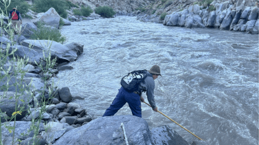 El criancero cayó en la zona de Aguas Calientes. Foto: gentileza.