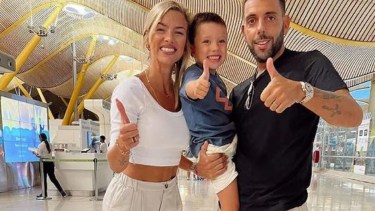 Ailén Bechara y su familia
