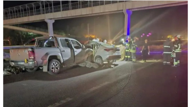 Murió un taxista sobre Ruta 22. Foto: gentileza.