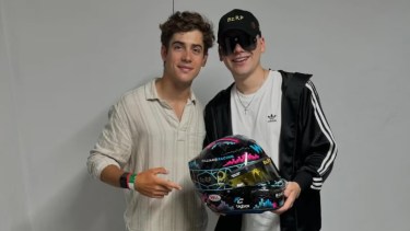 Franco Colapinto y Bizarrap.