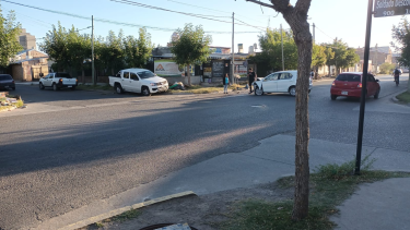 El accidente sucedió minutos antes de las 8. Foto: gentileza.