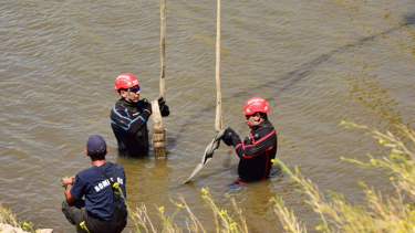 Encontraron el cuerpo del conductor que era buscado en el dique Paso de las Piedras (Gentileza El Orden de Pringles).