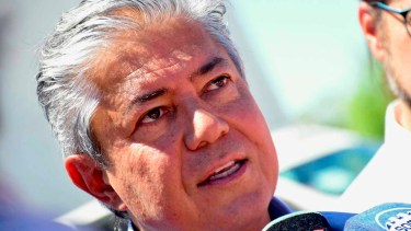 El gobernador Rolando Figueroa hizo sugestivas declaraciones. Foto: Matías Subat.