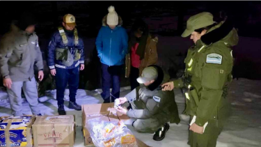 Misterio en el norte neuquino: hubo un caso anterior en septiembre de 2024. (Gentileza: Gendarmería).