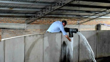 La ampliación permite reforzar el caudal para el sector sur (Foto: gentileza)