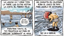 Imagen de «Cosas de río», la nueva tira de Chelo Candia en el Voy
