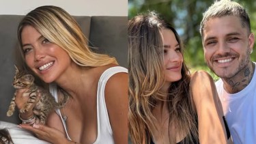 Wanda Nara, China Suárez, Mauro Icardi.