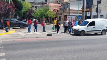 Se levantó el corte en el centro de Neuquén. Foto: gentileza. 
