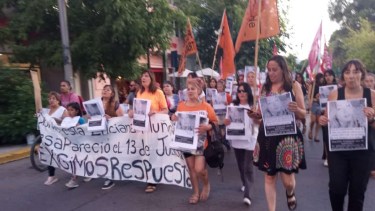 Marcharon por Luciana Muñoz en Neuquén. Foto: gentileza.