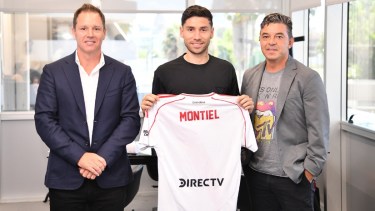 River presentó a Gonzalo Montiel en redes sociales.