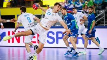 Imagen de Los Gladiadores cayeron en su debut ante Eslovenia en la Main Round del Mundial de Handball 2025