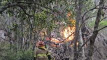 Imagen de Indignante: le robaron los equipos de trabajo a un brigadista que combate los incendios en Bariloche