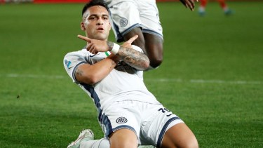 Lautaro Martínez, la figura de Inter en la goleada por la Serie A.