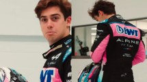 Imagen de La primera imagen de Franco Colapinto con los colores de Alpine: el detalle de su casco