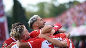 La picante broma de Lucas Alario cuando le preguntaron por River: «Espero que le vaya bien, pero…»