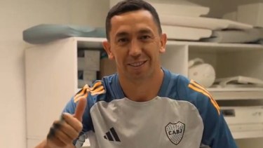 Agustín Marchesín fue presentado en Boca.
