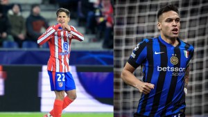 Triplete de Lautaro Martínez y golazo de Giuliano Simeone en la Champions League