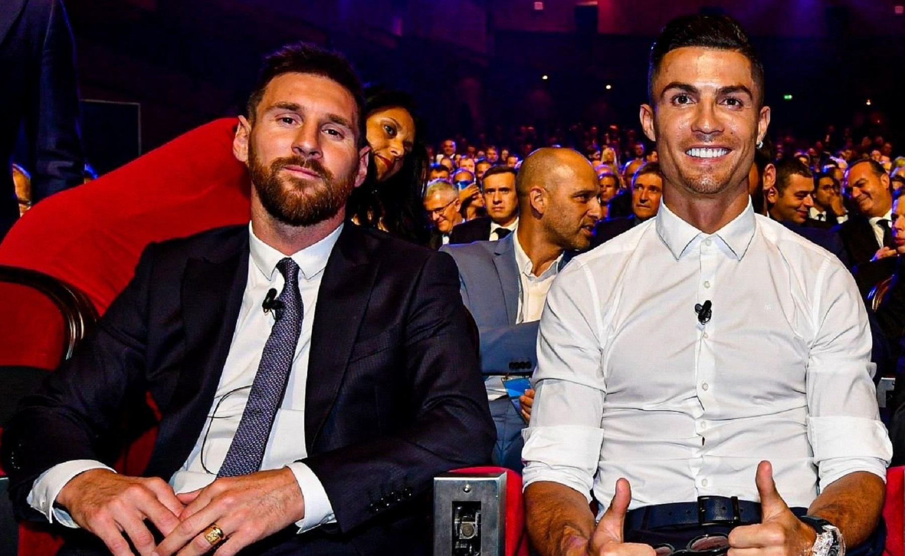 Cristiano Ronaldo habló sobre su rivalidad con Lionel Messi.