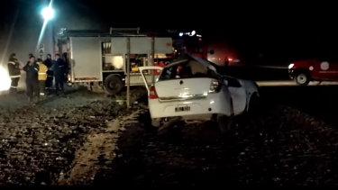 Grave accidente a la altura de Cervantes. Foto: gentileza.