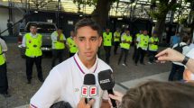 Imagen de Emanuel Cecchini, de Río Negro, habló tras su gol con San Lorenzo y palpitó el cruce con River