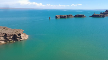 Niveles de alerta altos por cianobacterias en el embalse Ramos Mexia. Foto: gentileza AIC