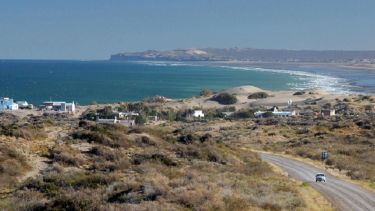 Bahía Creek, un punto turístico de la costa rionegrina. Foto: Archivo Marcelo Ochoa.