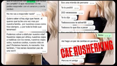 Las capturas de Wanda Nara conversando con Mauro Icardi.