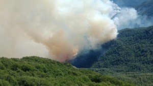Incendio al sur de Bariloche y autoevacuación: «El fuego se nos viene encima»