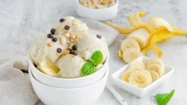 Para matar el calor: helado de banana casero super fácil y rico