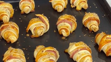 Tenés que hacer estas medialunas de jamón y queso «todo terreno»