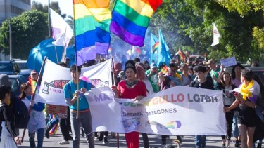 Marcha del orgullo en Viedma. Foto: archivo.
