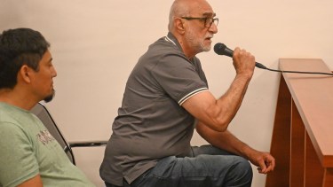 "Es sumamente estresante, aparte tengo dificultad para caminar", dijo Soiza. Foto Florencia Salto.