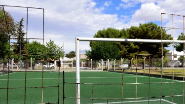 El Tribunal de Cuentas analiza las canchas que se hicieron en 2021. Foto: Matías Subat.