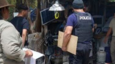 Desbarataron una red de pesca ilegal en Neuquén. Foto: Gentileza. 