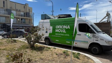 Registro Civil Móvil en Las Grutas.
