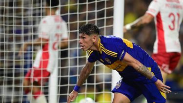 Palacios metió un golazo y Boca derrotó a Huracán. (Foto: Fotobaires)