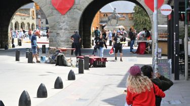 Bariloche arrancó febrero con un 70% de ocupación. Foto: Chino Leiva