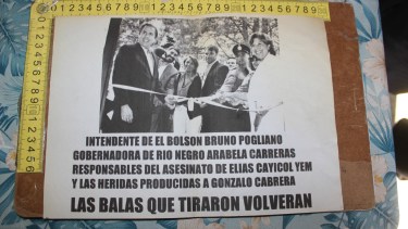 Uno de los panfletos que hallaron en los allanamientos.