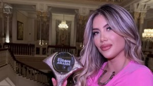 Wanda Nara ganó el premio a la Mujer del Año en Estambul