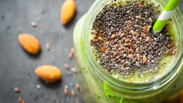 Licuado de espinaca y chía